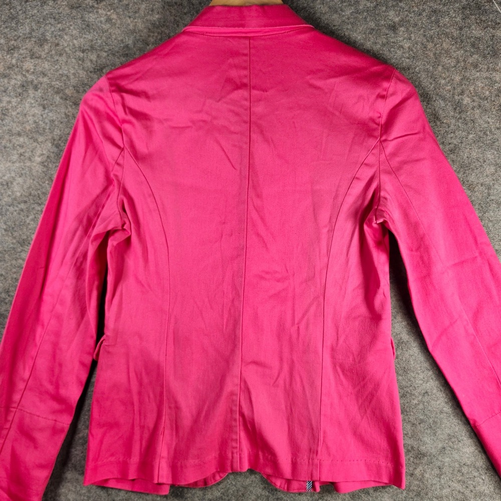 Papaya Hot Pink Button Front Blazer Jacket Women's Size Medium Classic Clueless - Picture 9 of 10